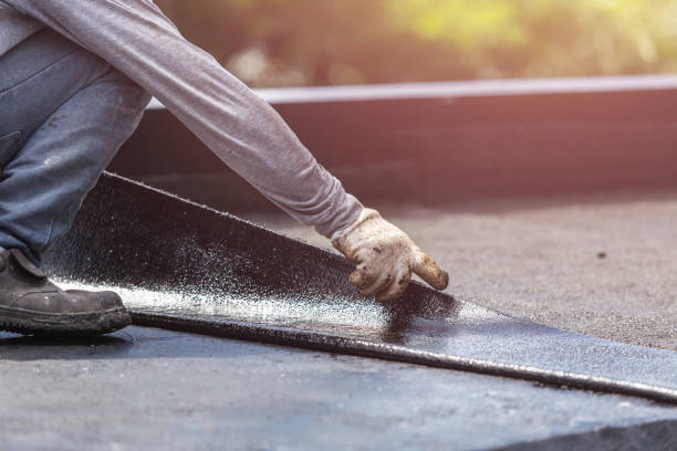 Professional Waterproofing technician working in Union, OR